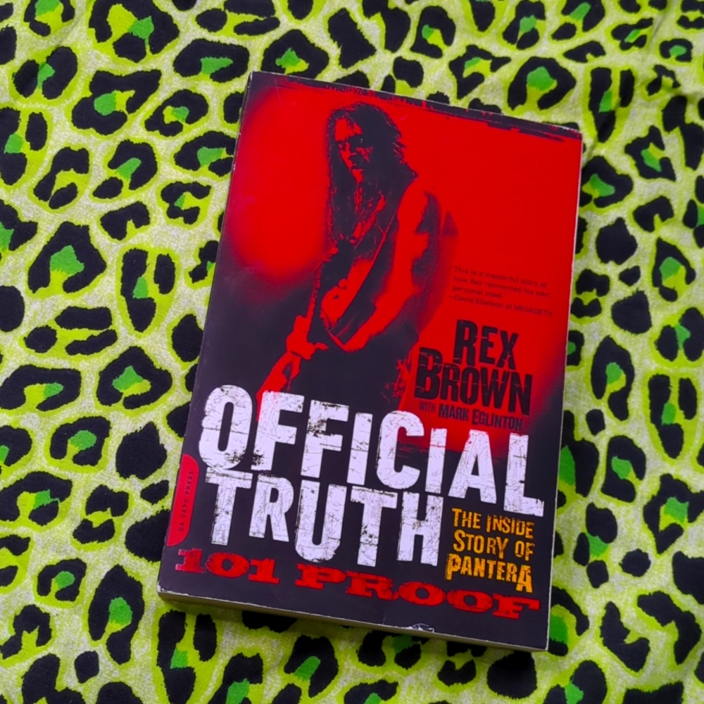 3/30 Pantera Book Official Truth 101 Proof